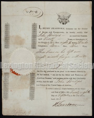 Certificate, Citizenship                